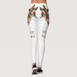 Funny Giraffe Tongue Out Playful Wink - Voeg tekst Leggings<br><div class="desc">Grappig Giraffe Tongue en afspeelbare witte Cartoon Trekken Dierenveer - Kies / voeg je unieke tekst / lettertype / kleur toe - Maak je unieke cadeautje - Resize en beweeg of verwijder elementen met aanpassingsgereedschap! Hé jij! Smile Alsjeblieft - Tekening en ontwerp door MIGNED</div>