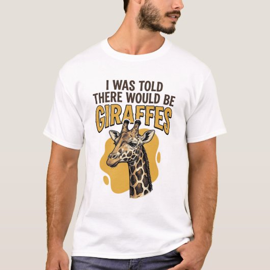 Funny Giraffe Vintage Gravering Shirt Ontwerp_1 (Voorkant)