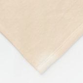 Funny giraffe wearing a Santa hat Fleece Deken (Hoek)