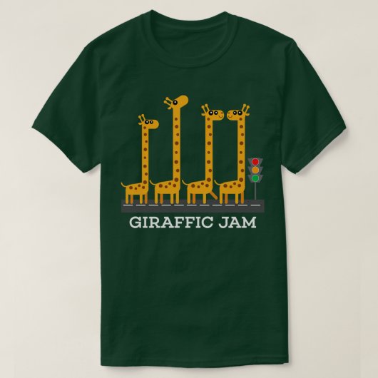 Funny Giraffic Jam Product Kinder Safari Giraffe D T-shirt (Design voorkant)