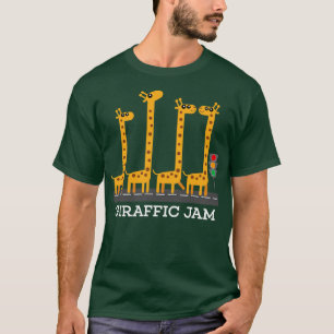 Funny Giraffic Jam Product Kinder Safari Giraffe D T-shirt