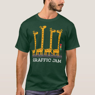 Funny Giraffic Jam Product Kinder Safari Giraffe D T-shirt