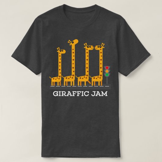 Funny Giraffic Jam Product Kinder Safari Giraffe D T-shirt (Design voorkant)
