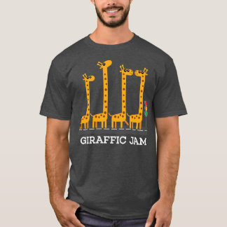 Funny Giraffic Jam Product Kinder Safari Giraffe D T-shirt