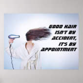 Funny Girl Blowdring haar haar haar haar haar — Ha Poster (Voorkant)