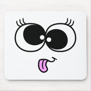 Funny Girl Face Muismat