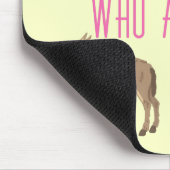 Funny Girl Glasses Nerd Humor Muismat (Hoek)