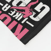 Funny Girl Martial Arts Girl Karate Girl Fleece Deken (Hoek)