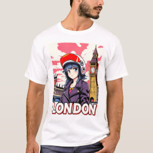 Funny Girl Post Kaart Londen T-shirt