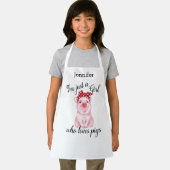 Funny Girls Love Pigs Personalized Schort (Insitu)