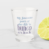 Funny Girls Night Out Bunco Shot Glas (Voorkant)