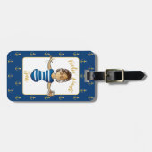 Funny Girls Trip Cartoon voor haar nautische cruis Bagagelabel (Voorkant horizontaal)