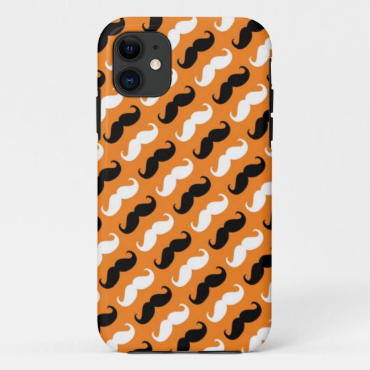 Funny Girly Mustache 3 Case-Mate iPhone Case (Achterkant)