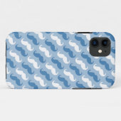 Funny Girly Mustache 7 Case-Mate iPhone Case (Achterkant (horizontaal))