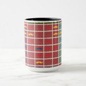 Funny Girly Mustache Mok (Midden)