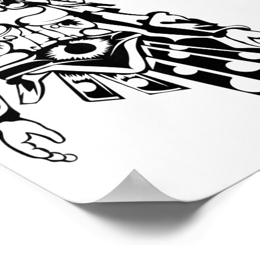 Funny Gladiator 67 Meme Roman Numerals Lxvii Viral Poster (Hoek)