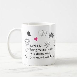 Funny Glam Quote Mug Koffiemok