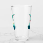 Funny Glass met Baby Donkey - Schilderen Glas (Links)