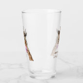 Funny Glass met speelse Giraffe - Proost Glas (Links)
