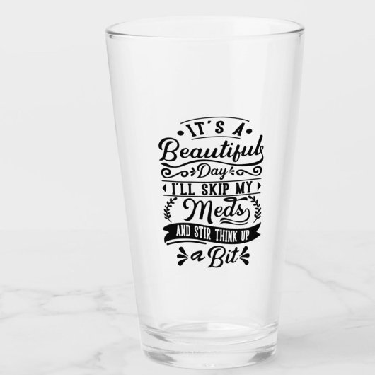 Funny Glass Tumbler