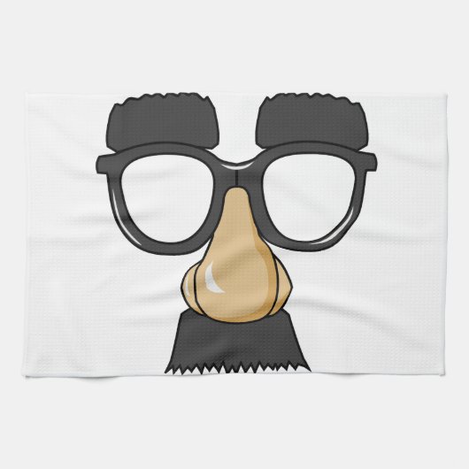 Funny Glasses Kitchen Towels Theedoek (Horizontaal)