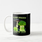 Funny Glerp Glorp Funny Alien Cat Meme Koffiemok (Links)