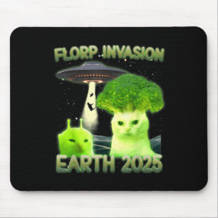 Funny Glerp Glorp Funny Alien Cat Meme  Muismat