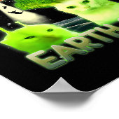 Funny Glerp Glorp Funny Alien Cat Meme Poster (Hoek)