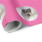 Funny glimlachte hond cadeaupapier (Rol Hoek)