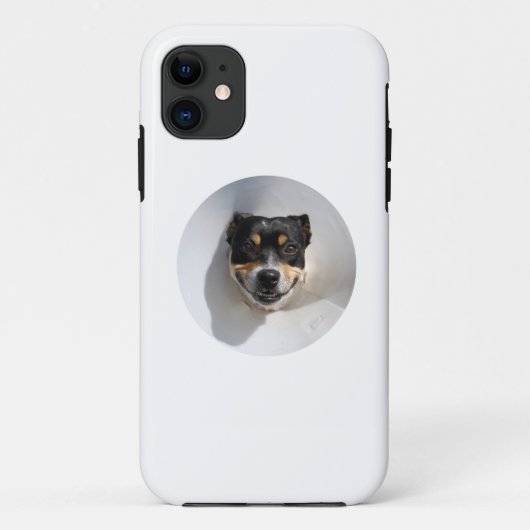 Funny glimlachte hond Case-Mate iPhone case (Achterkant)