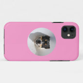 Funny glimlachte hond Case-Mate iPhone case (Achterkant (horizontaal))