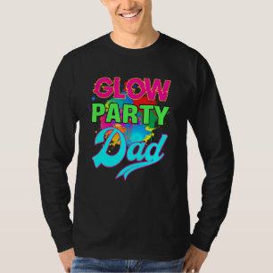 Funny Glow Squad Colorful Splash Retro T-shirt