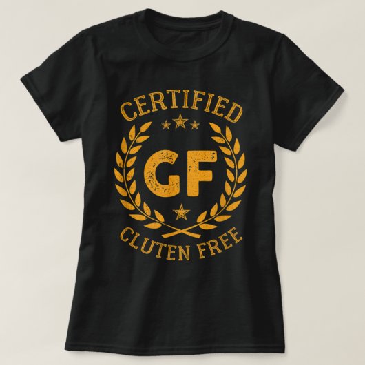Funny Gluten Free Lifestyle Bread Celiac Disease A T-shirt (Design voorkant)