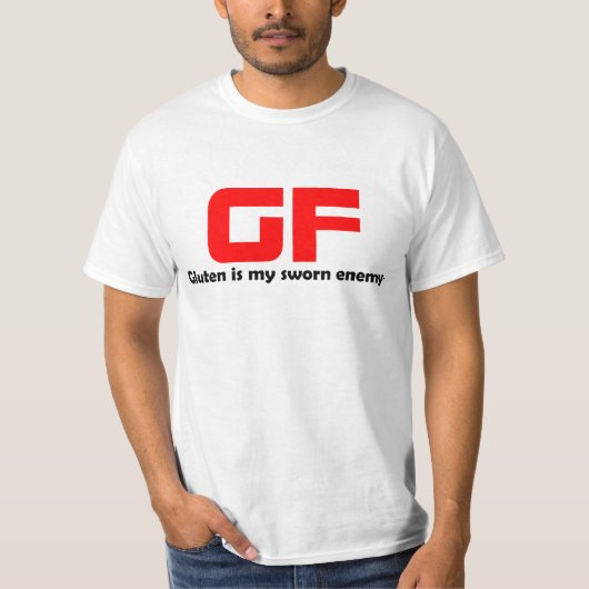 Funny Gluten Free T Shirt (Voorkant)