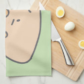 Funny Gluten is de Devil Kitchen Towel Theedoek (Quarter Fold)
