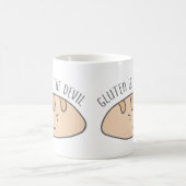 Funny Gluten is de duivel Gluten Free Koffiemok (Center)