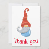 Funny gnome bedankkaart (Voorkant)