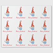 Funny gnome cadeaupapier (Vlak)
