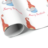 Funny gnome cadeaupapier (Rol Hoek)