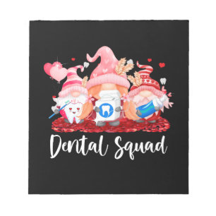 Funny Gnome Dental Squad Leprechaun Dentist Notitieblok