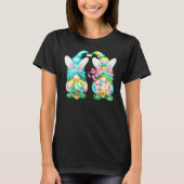 Funny Gnome Easter Spring Motif Cute Easter Egg H T-shirt (Voorkant)
