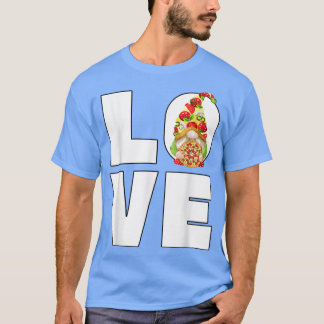 Funny Gnome For Italian Summer Vacation Girls Love T-shirt