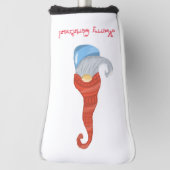 Funny gnome golfheadcover (Draai 90)