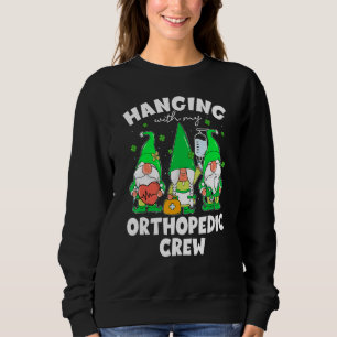 Funny Gnome Hangen met orthopedisch zuster St Patr Trui