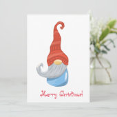 Funny gnome kaart (Staand voorkant)