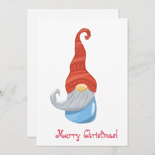 Funny gnome kaart (Voorkant / Achterkant)