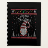 Funny Gnome Merry Kerstmis Planner (Voorkant)