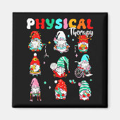 Funny Gnome Physical Therapy Pt Physical Therast C Magneet (Voorkant)