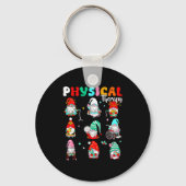 Funny Gnome Physical Therapy Pt Physical Therast C Sleutelhanger (Voorkant)