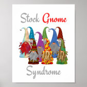 Funny Gnome Poster Stock Gnome Syndrome Matte (Voorkant)